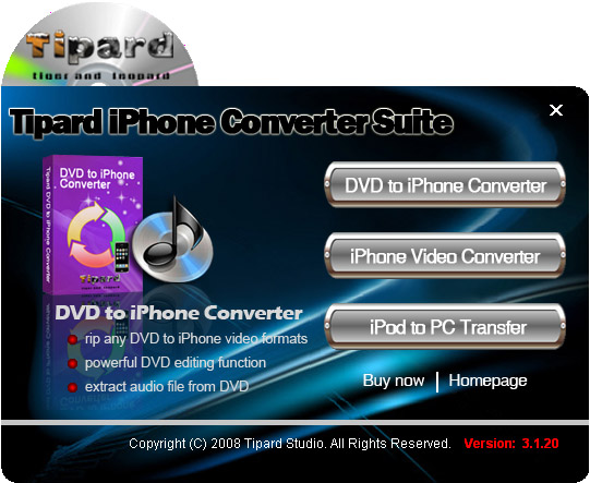 iPhone Converter Suite screenshot Screenshot