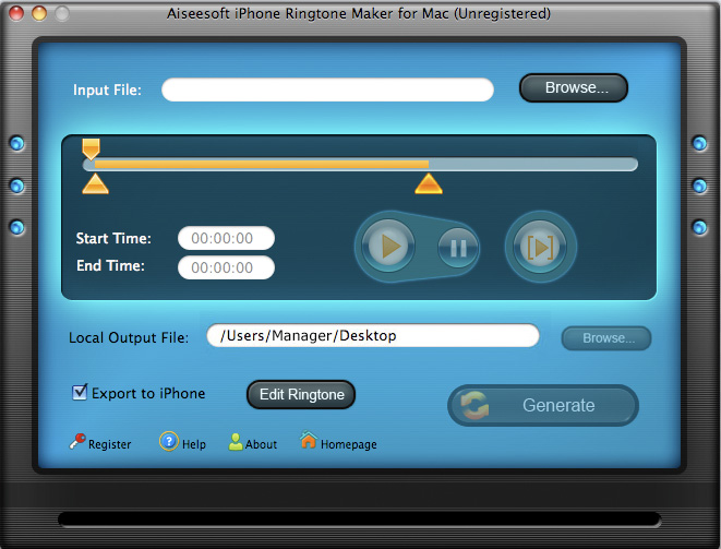 M4R Converter for Mac screenshot Screenshot